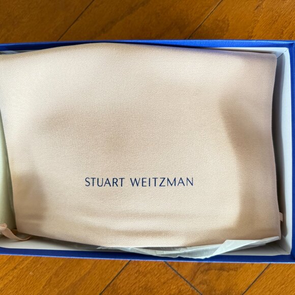 Stuart Weitzman Aleena 100 White heeled sandals - Picture 5 of 8